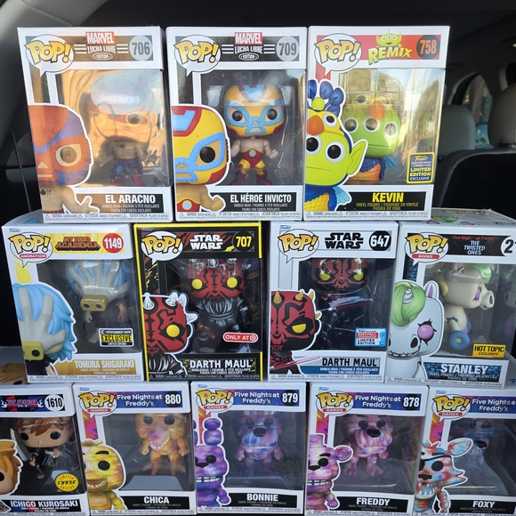 Funko Pop Vinyl Figure Collection